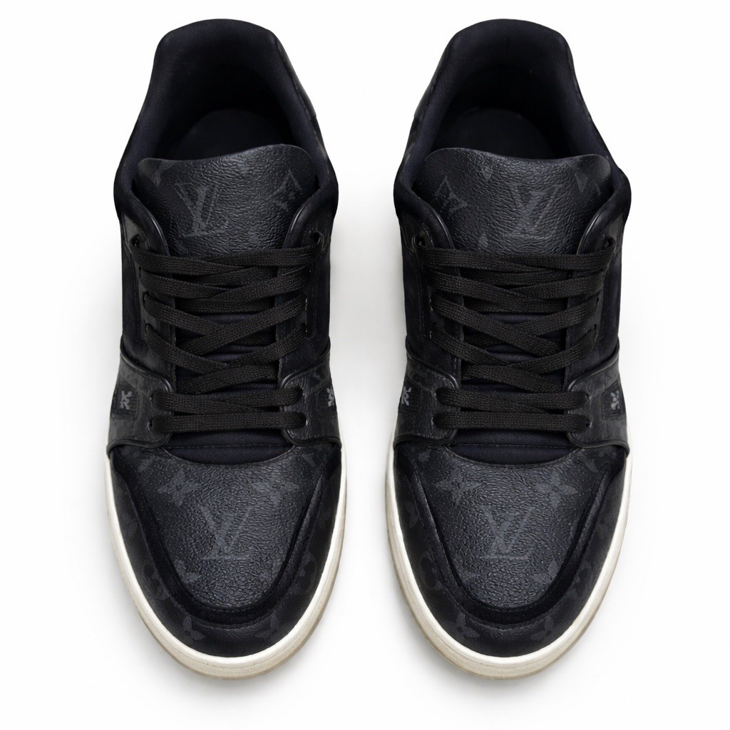 Louis Vuitton LV Trainer Monogram Eclipse Black S… - image 1