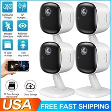 4pcs Home Camera 1080p Wireless IP Security Surveillance System Night Vision Cam