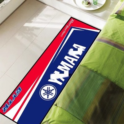 220*80cm Motorcycle Mat for Yamaha Garage Sport Carpet TPR Rubber Antislip Rug
