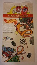 2000 MCDONALD'S HOT WHEELS BARBIE HAPPY MEAL BAG MADE IN USA ORIGINAL