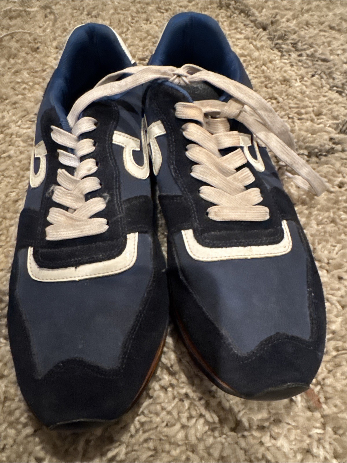 OPP  Men's Tennis Shoes Size US 11D, navy suede sneakers