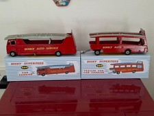 DINKY TOYS NO 984 CAR CARRIER..985 CAR CARRIER TRAILER..IN VERY GOOD CONDITION