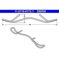 Feder Bremssattel ATE 11.8116-0172.1 (20 Stk.) FüR Mercedes-Benz VW Sprinter
