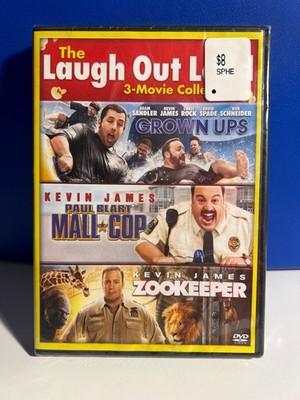 Grown Ups / Mall Cop / Zookeeper (DVD set) Laugh out Loud! ..BRAND NEW & SEALED!
