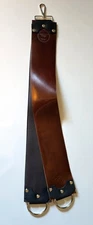 3" Duke City Italian Horsehide 3 Component Straight Razor Strop (Dark Macchiato)