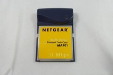 Vintage Netgear MA701 802.11b Wireless Compact Flash Adapter - Taiwan