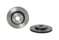 2X Bremsscheibe Prime Line - UV Coated Brembo 09.D573.11 FüR Toyota Yaris Hybrid