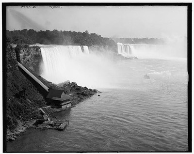 Niagara Falls NY Canada 1900s International Bridge Falls Detroit Publishing Co