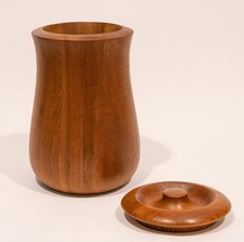 RARO-De colección Dansk, Cubo de hielo cubierto de madera de teca o enfriador de vino