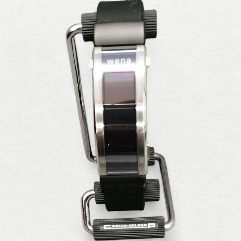 Sony WNW-A21A Wena 3 Rubber Band Smartwatch Black IOS Android Bluetooth w/ Box - Image 4 of 4