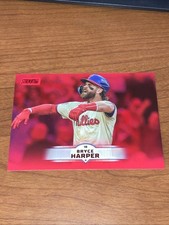 Topps Stadium Club 2025 Bryce Harper Red Foil #126 Phillies MLB Baseball Card SP