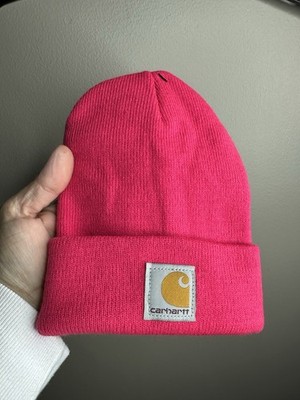 NWT CARHARTT Toddler Size Girl Boy Watch Hat RASPBERRY Cap