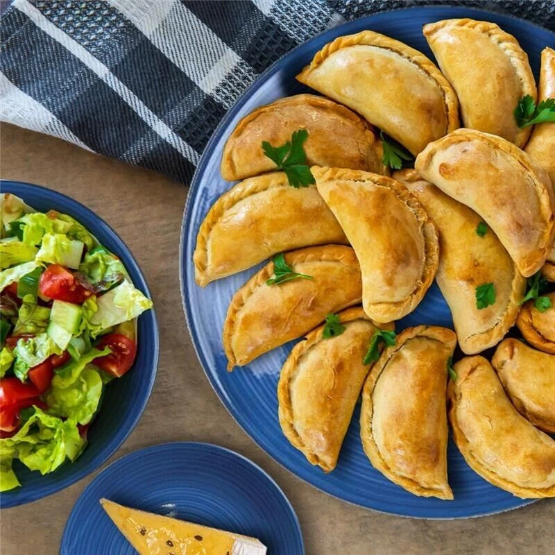 MA MAISON SERVIZIO DI PIATTI SUNFLOWER DA 12 PEZZI IN COLORE BLU - Immagine 2 di 3