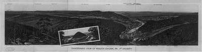 Photo:Panoramic view of Mauch Chunk, Pa. and vicinity