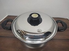 Pure Life (4.8qt) 24 Elements Stainless Stock-Pot T304S USA Nice See Pictures