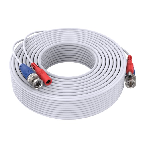 Cable de alimentación BNC de extensión de video de 25/50/60/100/150 pies para sistema de cámara de seguridad - Imagen 10 de 12
