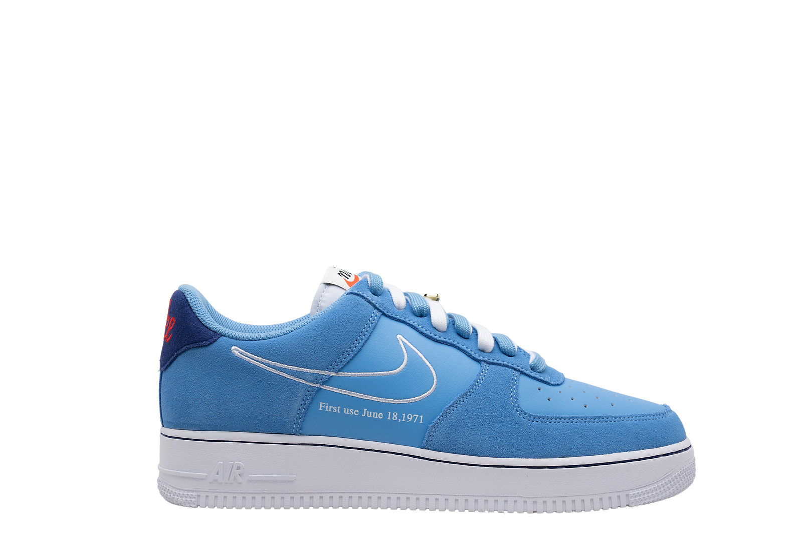 靴 Nike Air Force 1 Low '07 University Blue Nike Air Force 1 '07 LV8 First Use - University Blue for Sale
