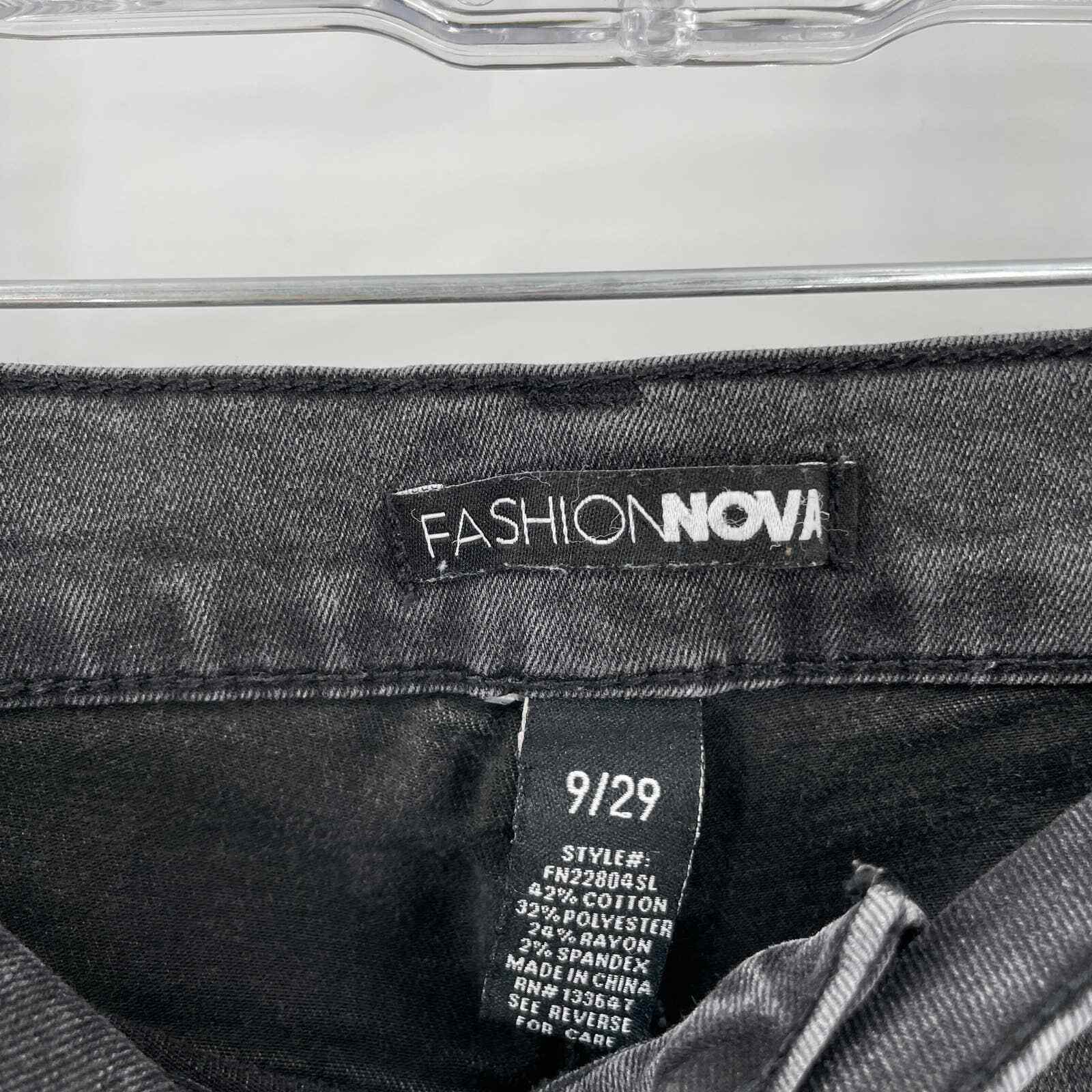 Fashion Nova High Rise Skinny Jeans Gray - image 2