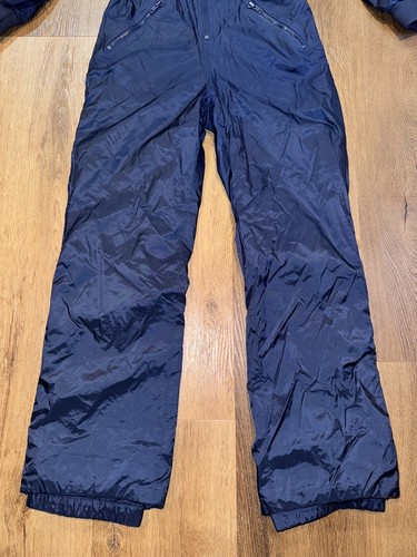 Womens Ski Suit Snowsuit One Piece Vtg 70s 80s HEAD Apres Snow Bib Hot Dog SMALL - Picture 13 of 16