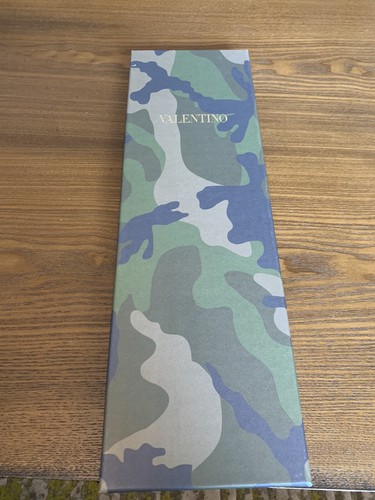 New Auth Valentino Garavani VLTN Men Tie Camouflage Camo Army Military $390 - Picture 5 of 5