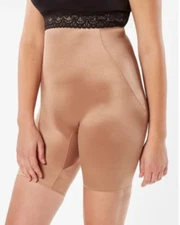 RUBY RIBBON Size: 3X HIGH WAIST THIGH SLIMMER Shorts Style 4019 (Sand )
