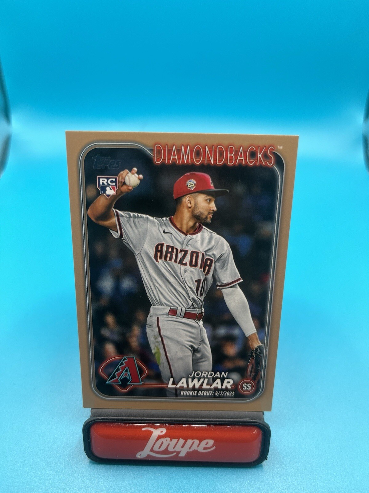 Jordan Lawlar 2024 Topps Update Series Gold RC 123/2024 #US41 Diamondbacks