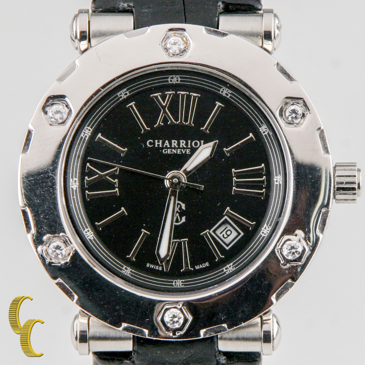 CHARRIOL Geneve COLVMBVS Swiss Made gorgeous watch Charriol Colvmbvs 18mm White Dial Watch Ref# 9102911 – Happy  main image 3