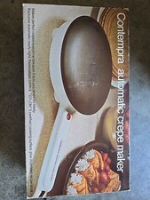 VINTAGE CONTEMPRA AUTOMATIC ELECTRIC MAKER MODEL #C-100 MADE IN USA ORIG. BOX