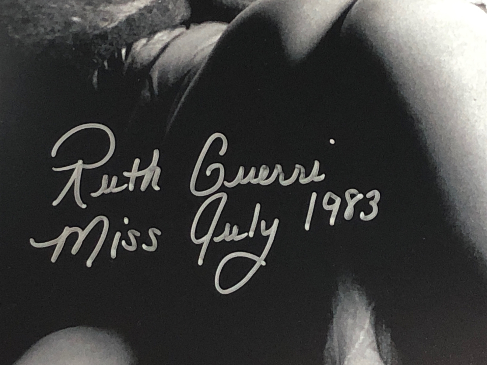 Autographed 8x10 Photo Playboy Playmate Ruth Guerri eBay