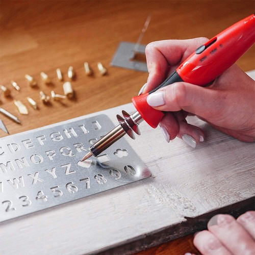 Wood Burning Pen Set Wood Burning Soldering Chiseled Tips Hot Blade With Chuck - Picture 3 of 38