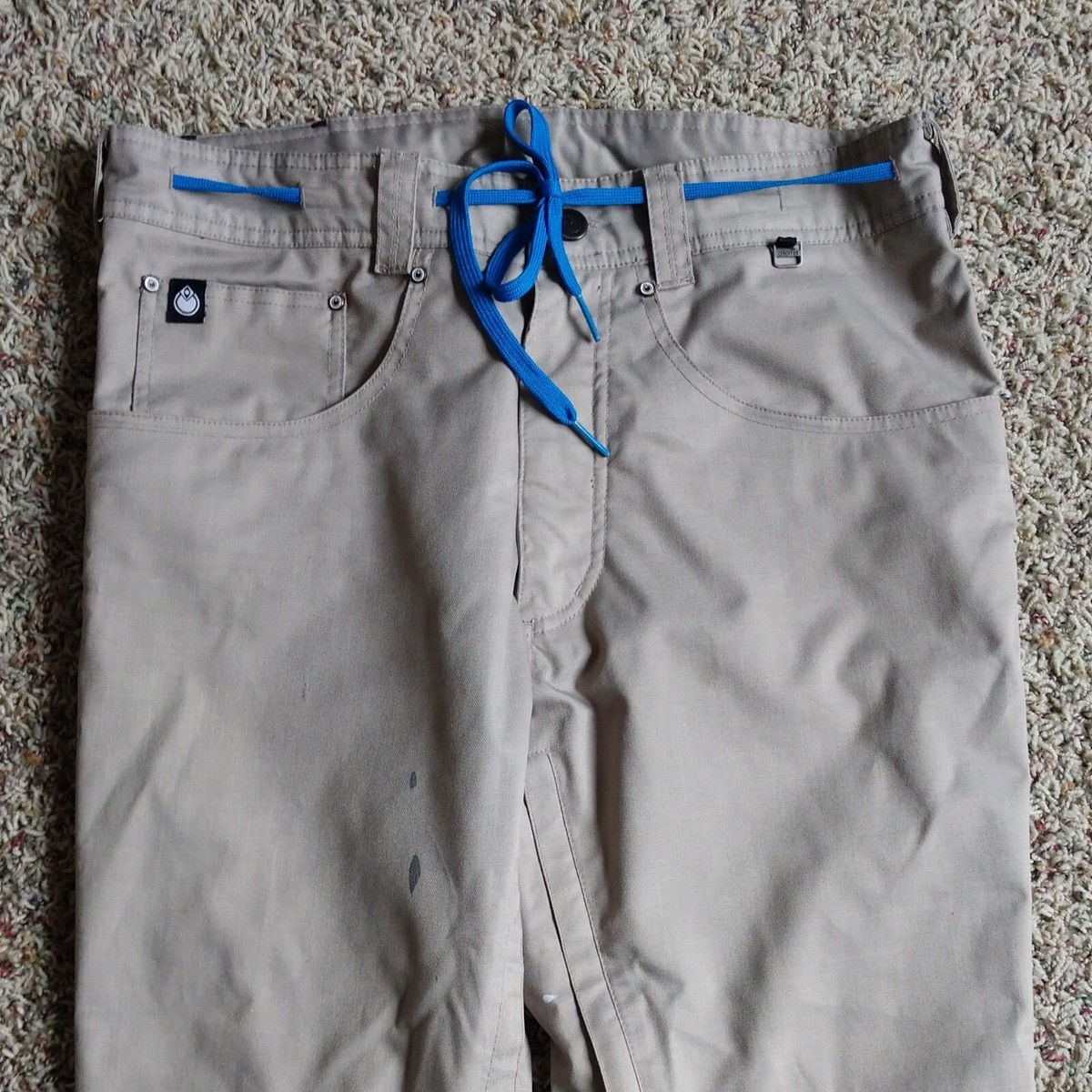 Nomis Mens Snowboard Ski Winter Outdoors Beige Pants Size Medium