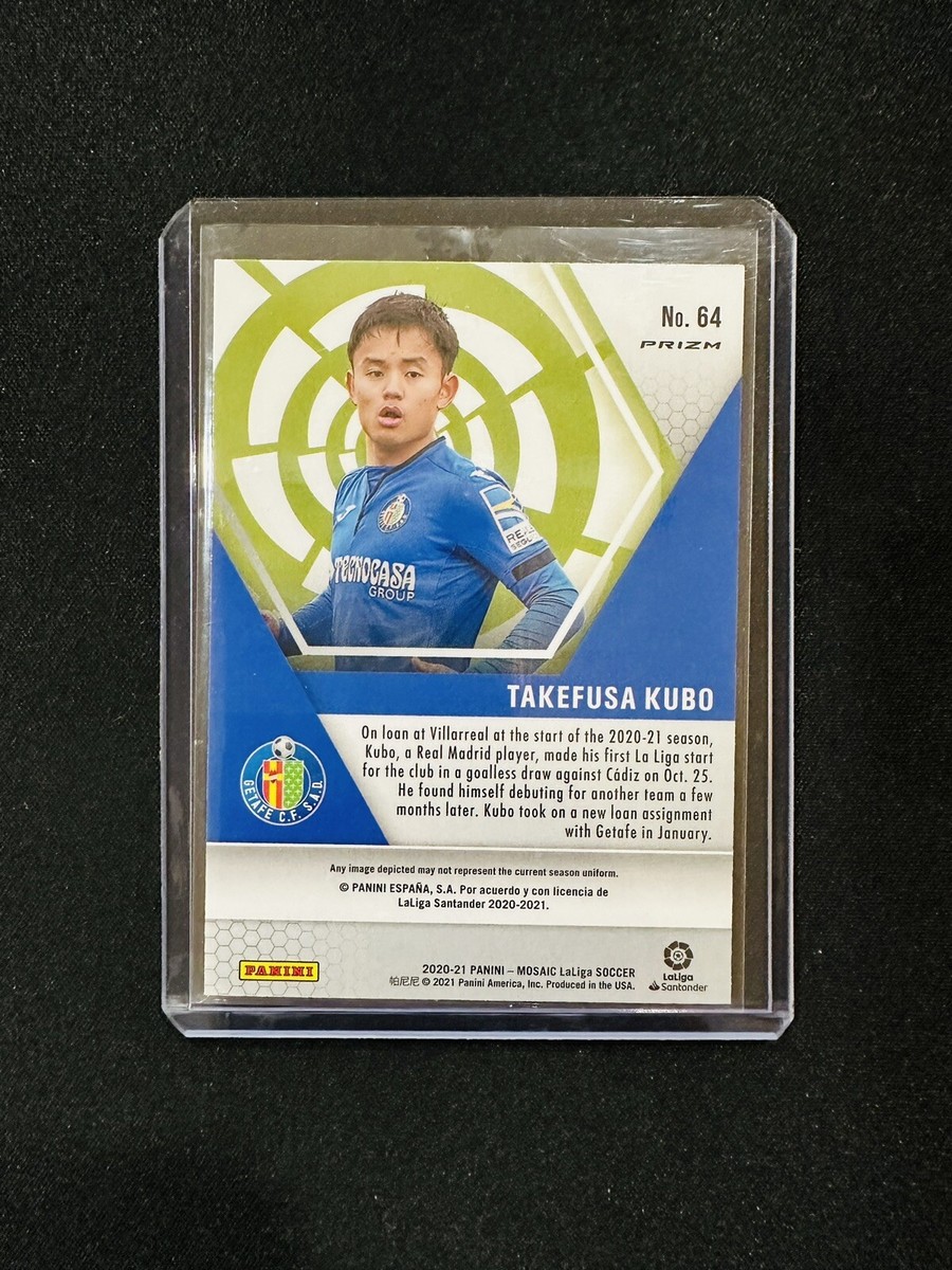 2020-21 Panini Mosaic La Liga - Takefusa Kubo #64 Green