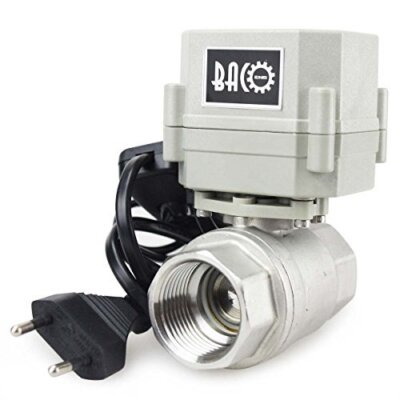 	AC110/230V 2 Wege 1'' Edelstahl Motorkugelhahn Elektrische Zonenventil  Steck...