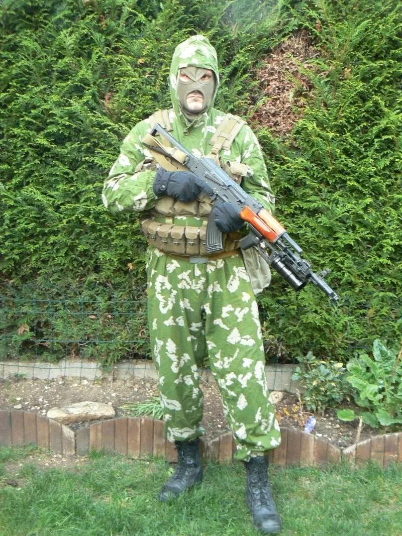 ロシア軍　VDV 空挺部隊 KLMK ベリョーズカ オーバーオール マスク付き ロシア軍 VDV 空挺部隊 KLMK ベリョーズカ オーバーオール マスク付き