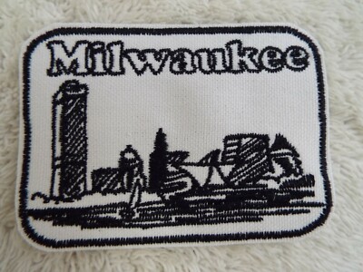 Milwaukee Skyline 4'' Embroidery Iron-on Patch (E16)