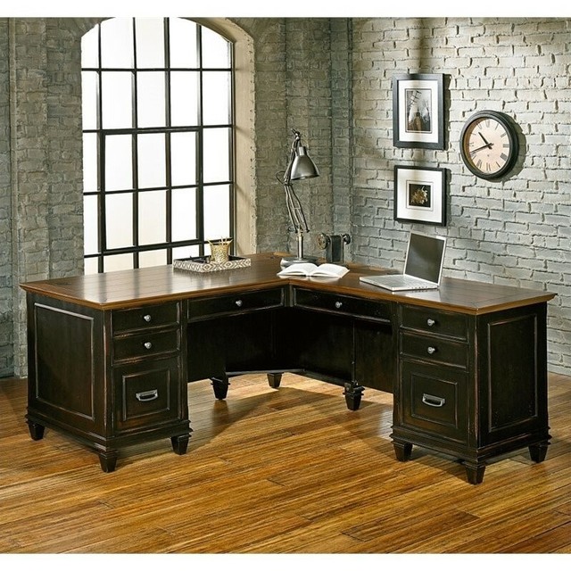 Hooker Furniture Brookhaven Executive L Shaped Right Return For