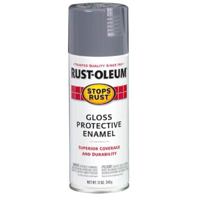 Rust-Oleum 12 Oz Smoke Gray Stops Rust Protective Enamel Spray Paint 7786830