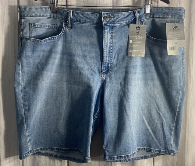 Lee Riders Womens Shorts Bermuda Mid 