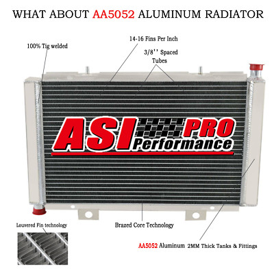 2 ROWS Aluminum Radiator for 2011-18 Can Am Commander 1000 Maverick 1000 MT PRO