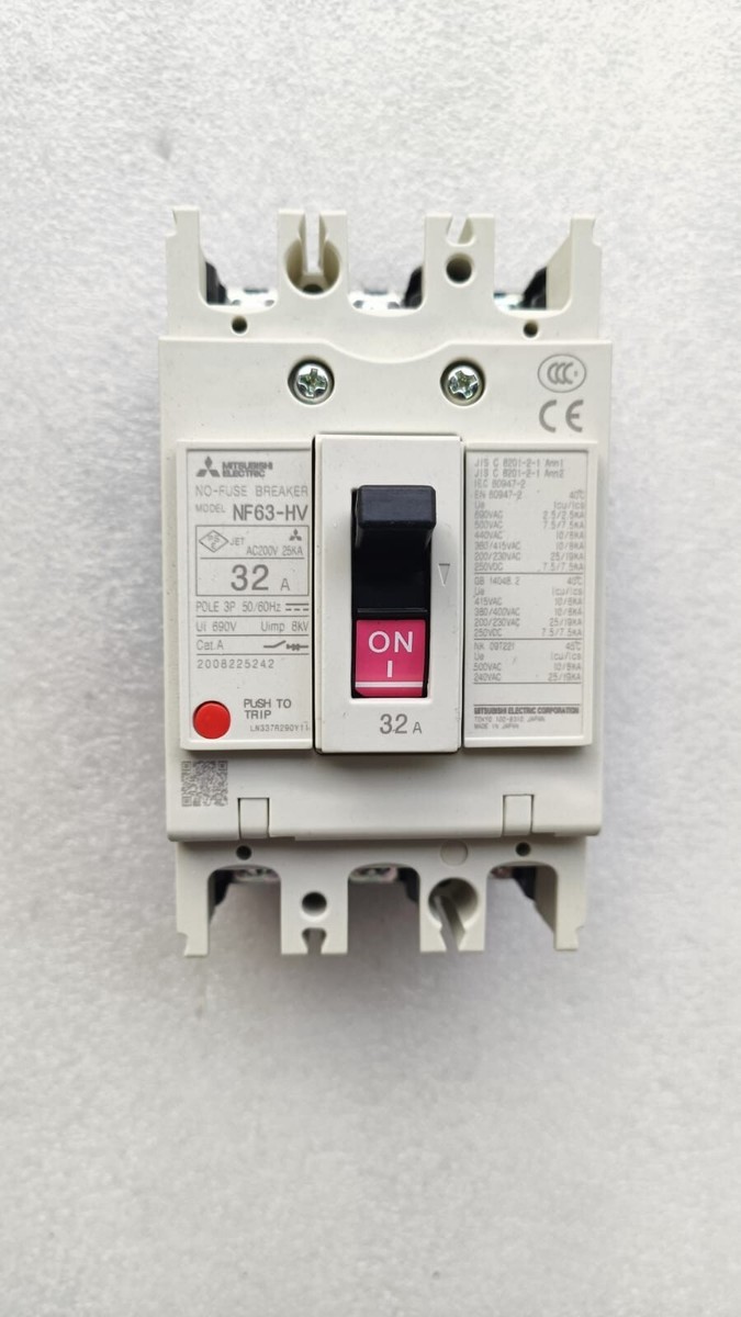 MITSUBISHI ELECTRIC NO-FUSE BREAKER NF63-HV 3P 32A | eBay