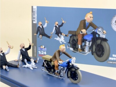 Tintin Voiture 1/24 #70 La Moto de Tintin - Planet Fantasy