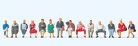 Preiser Figurensatz 1:87 Sitzende Reisende Exklusiv Serie 10524