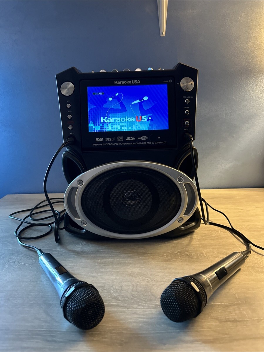 Karaoke USA GF829 DVD/CDG/MP3G/USB/SD, 7