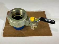 Balon 2” Steel Test And Tap Ball Valve Integral MALE x FEMALE 3000 PSI 2-TNT-MF