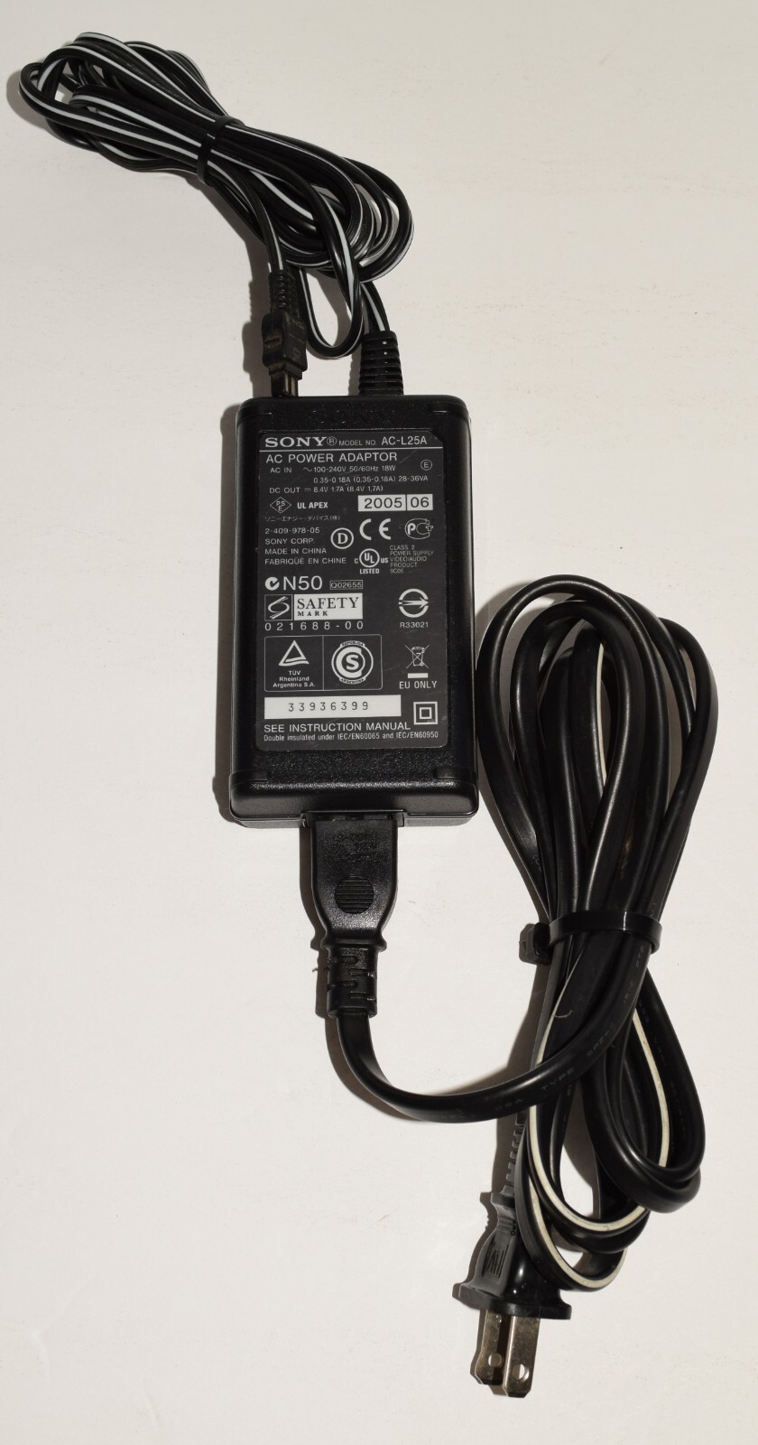Dc 8.4 V 1.7 A For Sony Handycam Camcorder