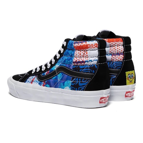 Mens Vans SK8-Hi 38 DX PW Sponge Bob Size 8 VN0A54FB9ZP NEW - Picture 3 of 4