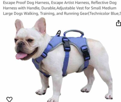 HUNTBOO ESCAPE PROOF DOG HARNESS REFLECTIVE W