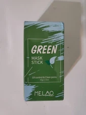Melao Green Tea Clay Mask Stick - 1.35 oz - EXP: 02/23/2026 Blackheads/Oily Skin