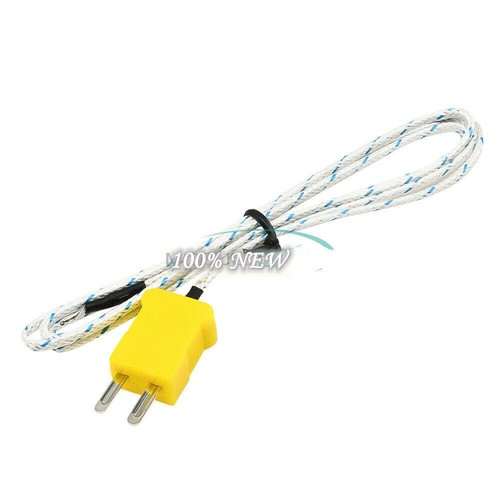 1PC NEW K Type Thermocouple Probe Sensor For Digital Thermometer 1M 100CM - Foto 3 di 8