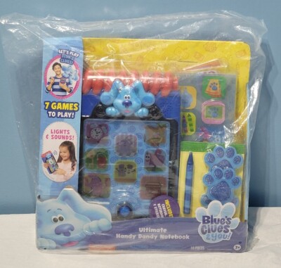 Blue s Clues & You Bluey Ultimate Handy Dandy Notebook With Lights & Sounds New